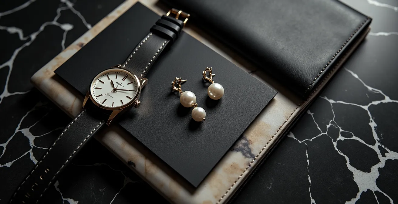 Professionelle Accessoire-Auswahl für verschiedene Business-Anlässe