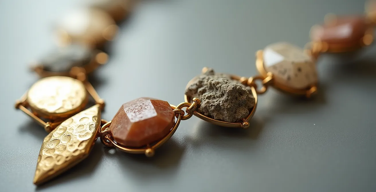 Verschiedene Statement-Ketten-Stile von opulent bis minimalistisch